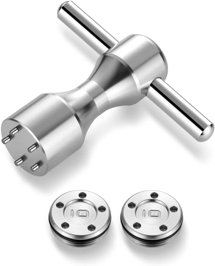 ROYMADE Golf Putter Weights 2pcs 5g/10g/15g/20g/25g/30g/35g/40g/45g with Wrench Kit Set Compatible with Titleist Scotty Cameron Putter Golf Accessory (2pcs 10g+Wrench) - Image 1